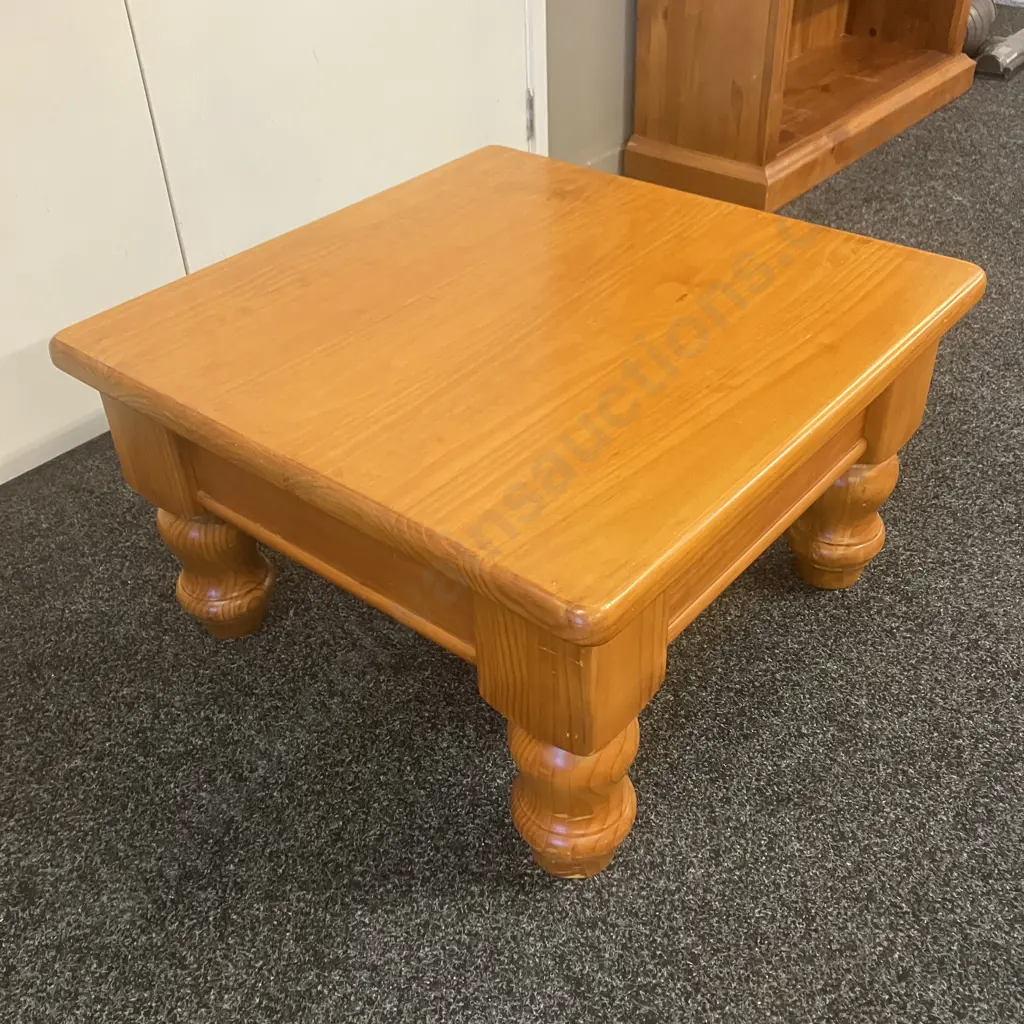 Square Solid Wood Occasional Table. 40 x 70cm Image 1++