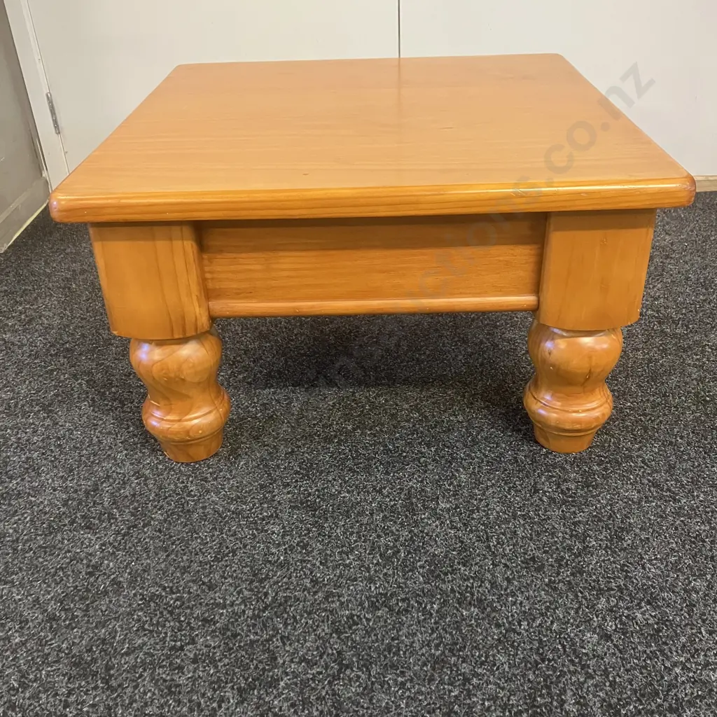 Square Solid Wood Occasional Table. 40 x 70cm Image 1++