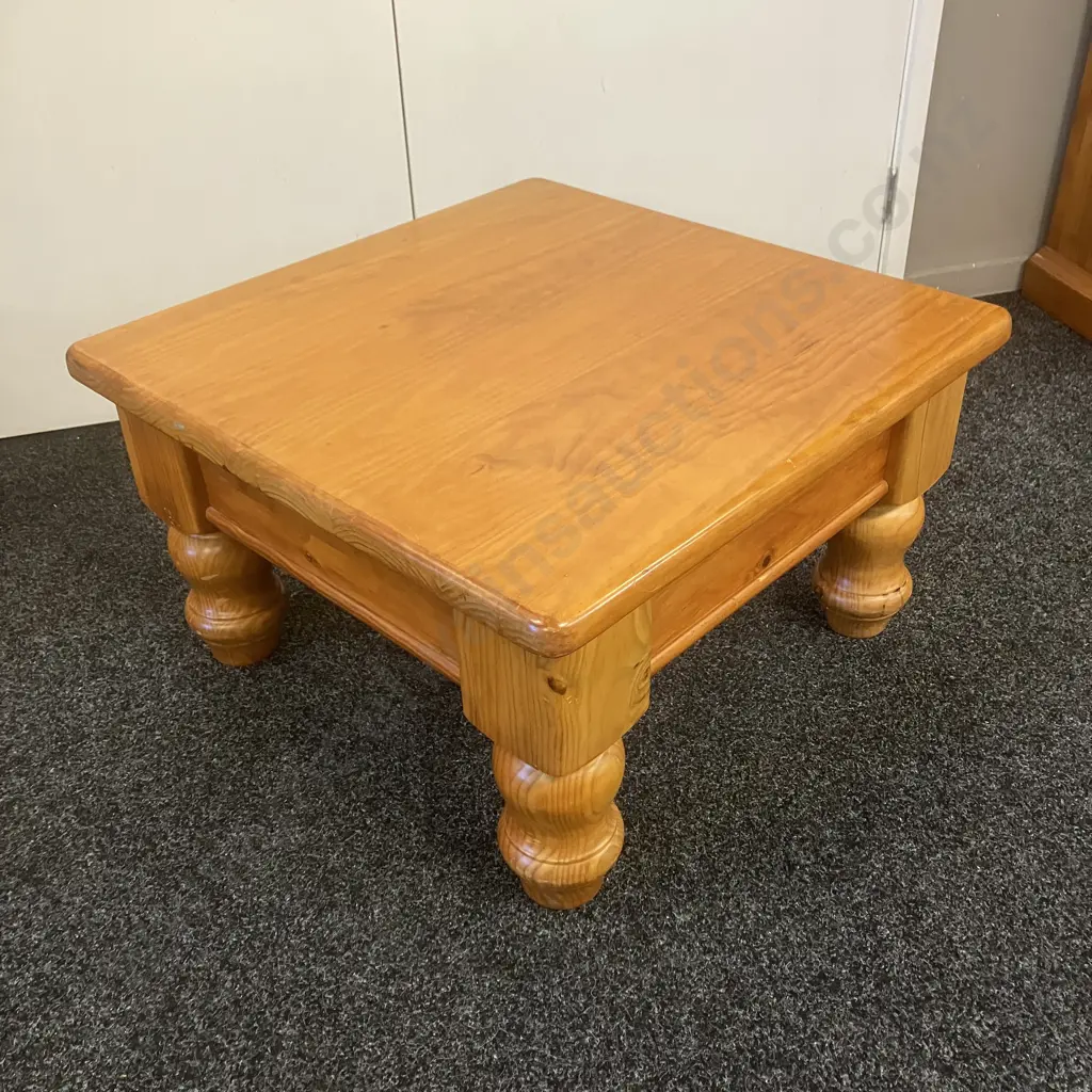 Square Solid Wood Occasional Table. 40 x 70cm Image 1++