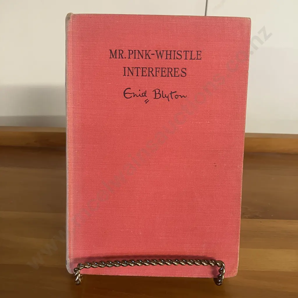 MR. PINK-WHISTLE INTERFERES by Enid Blyton 1950 First Edition Hardcover Image 1++