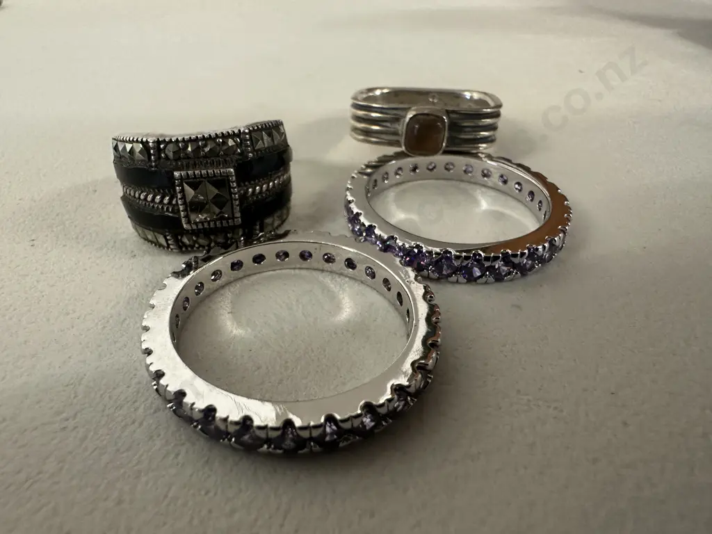  Selection Of Rings Including 925 Image 1++