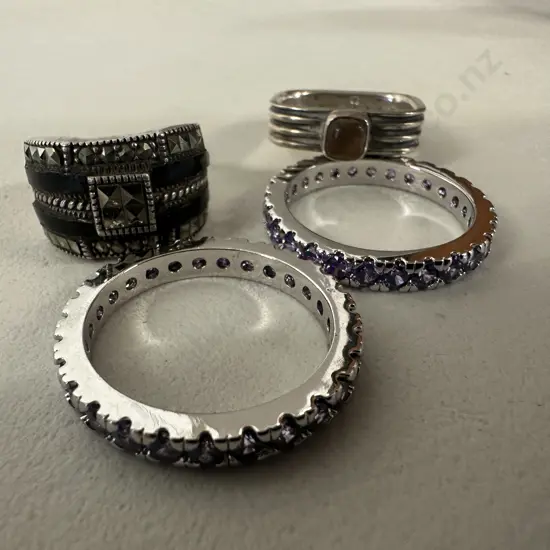  Selection Of Rings Including 925