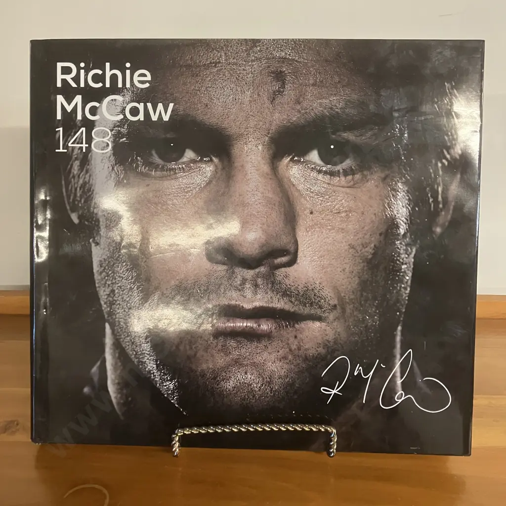 Richie McCaw 148. 2016 Signed / Autographed Excellent Condition Hardcover With Dust Jacket Image 1++
