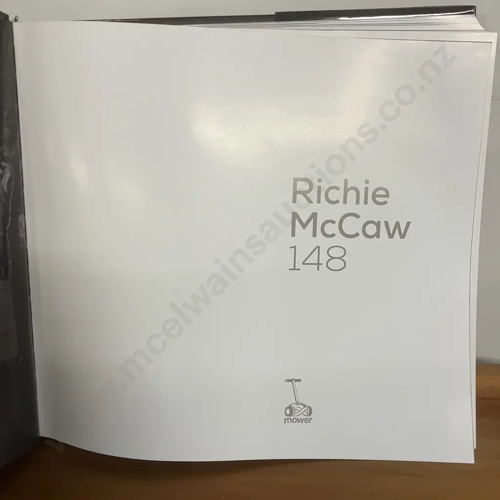 Richie McCaw 148. 2016 Signed / Autographed Excellent Condition Hardcover With Dust Jacket Image 1++