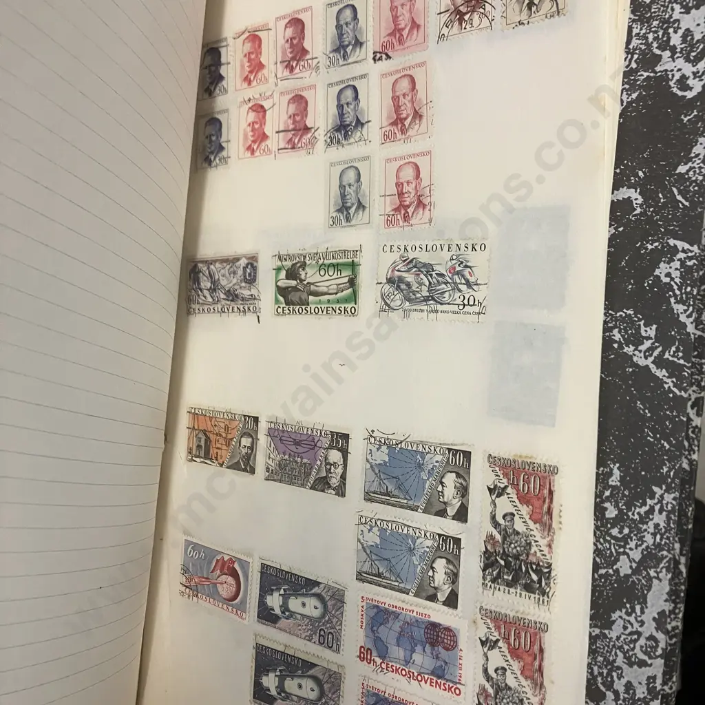 NZ Stamps Navy 75 Years Presentation Pack & FDC, Assorted NZ FDC's, Etc With Binder of Assorted World Stamps Image 1++
