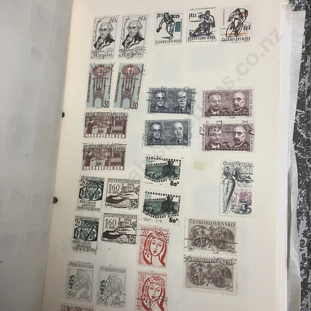 NZ Stamps Navy 75 Years Presentation Pack & FDC, Assorted NZ FDC's, Etc With Binder of Assorted World Stamps Image 1++