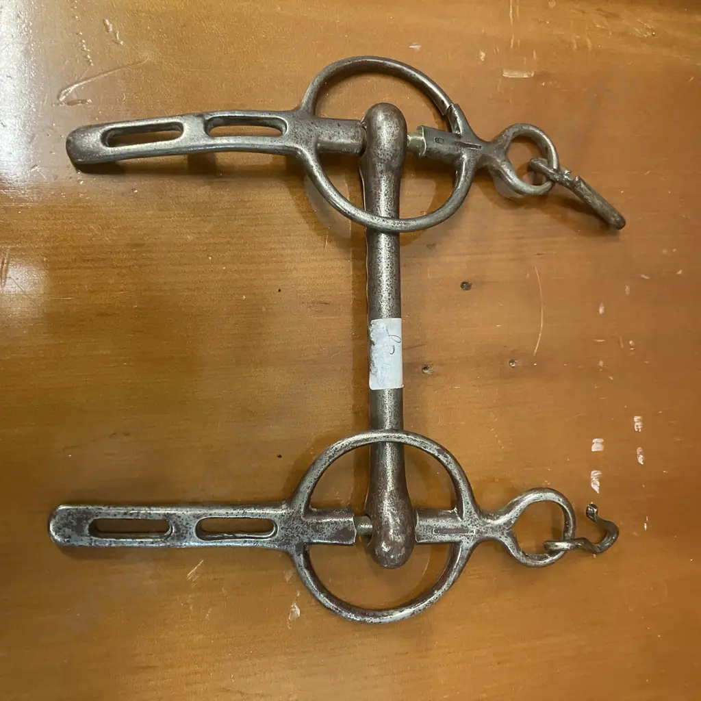 Vintage Solid Nickel Liverpool Driving Bit -Two Slot Image 1++