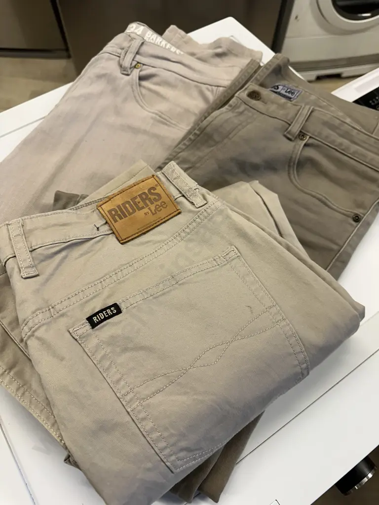 Mens Jeans Lee Riders & Barkers Size 34 x 3 Image 1++