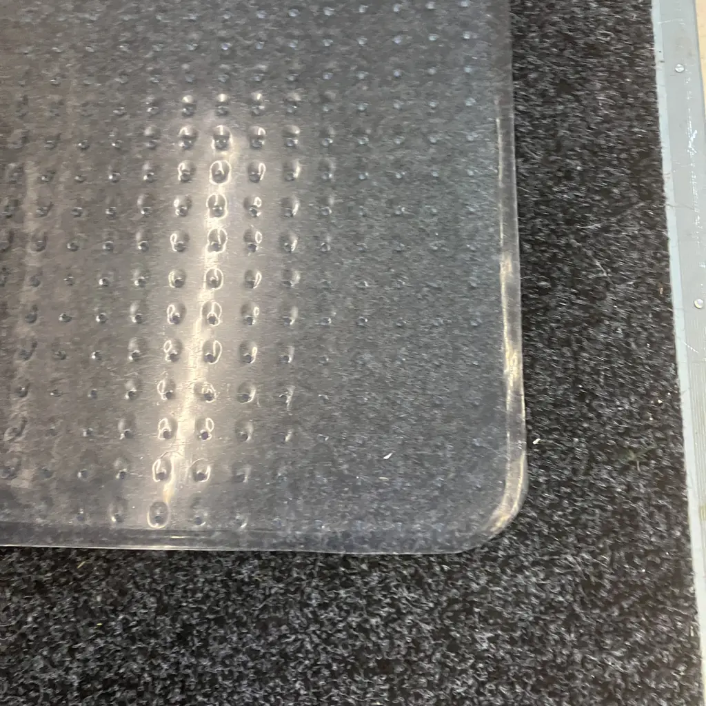 Clear Chair Carpet Protector 182 x 120cm Image 1++