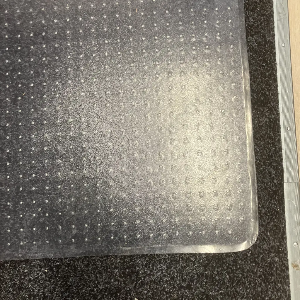 Clear Chair Carpet Protector 182 x 120cm Image 1++