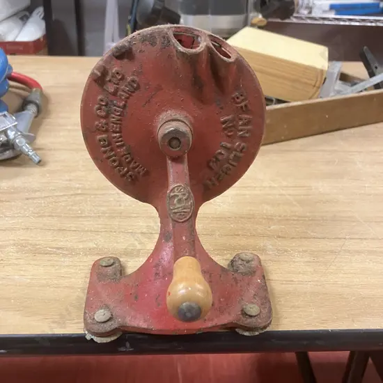 Vintage Red Spong and Co - England No. 103 Bean Slicer