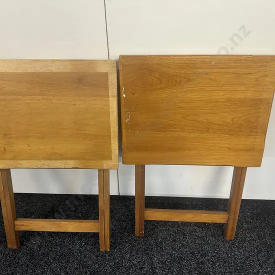 Fold Up Wooden Dinner Trays