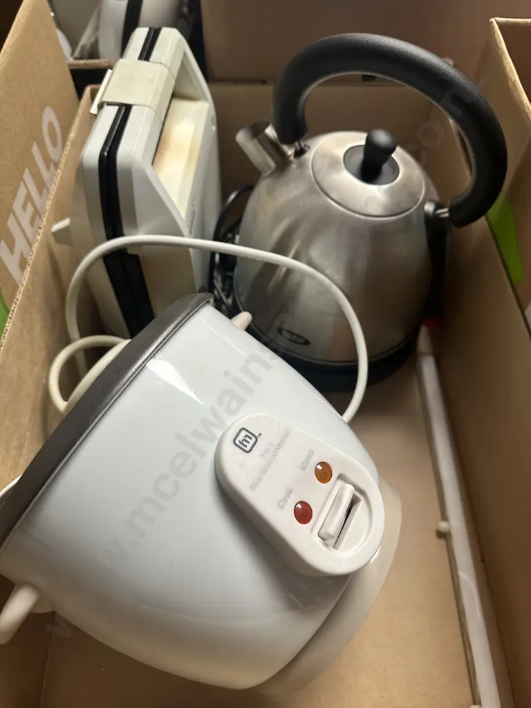 Zip Electric Jug, Sunbeam Toastie Maker & Homemaker Rice Cooker Image 1++
