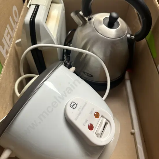 Zip Electric Jug, Sunbeam Toastie Maker & Homemaker Rice Cooker