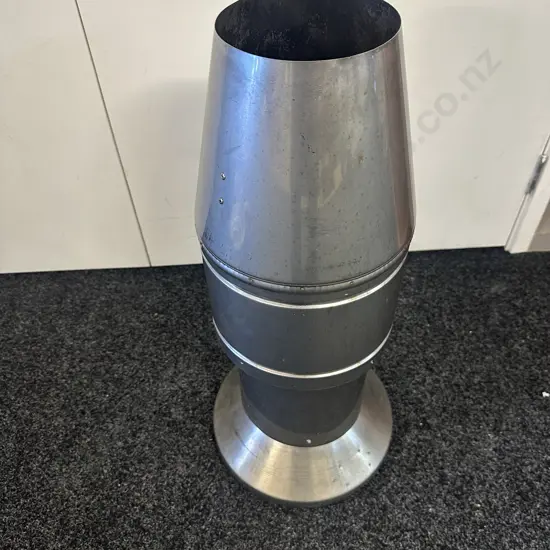 Stainless Steel 'Metro Fires' Chimney Cowl H70cm,Dia14cm.