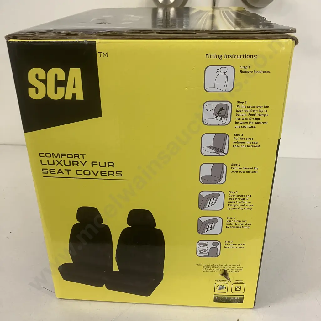 SCA Luxury Fur Seat Covers Image 1++