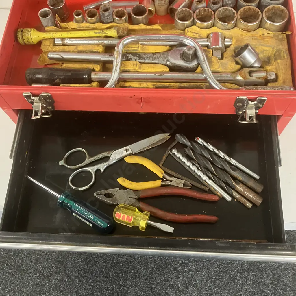 Red Toolbox And Tools Image 1++
