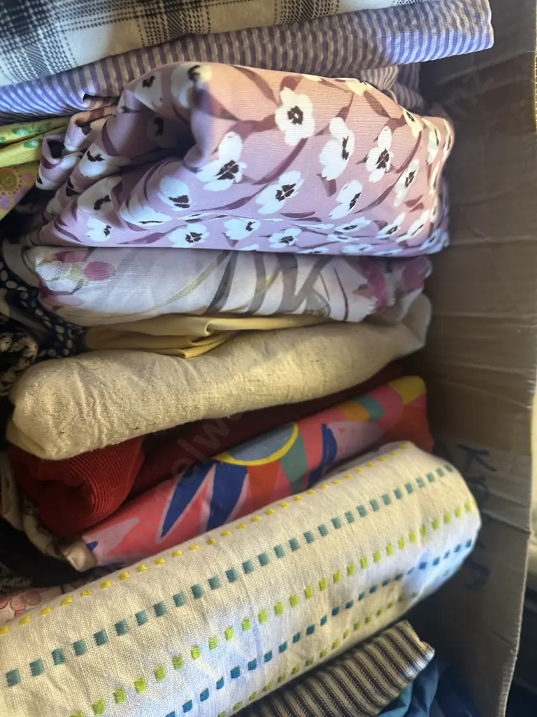 Fabric & Linen Assorted 2x Boxes Image 1++