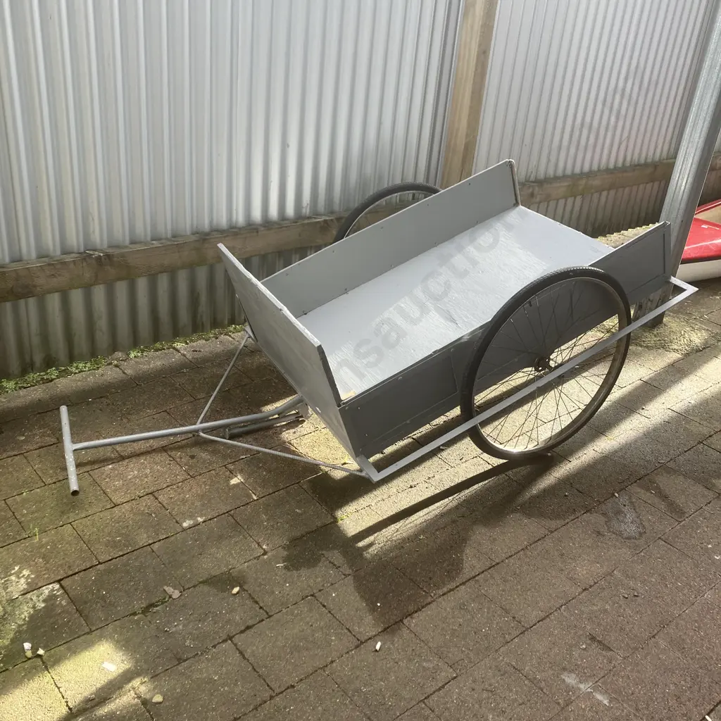 Garden Cart With 80 x 120cm Wooden Tray Image 1++