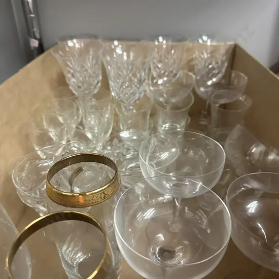 Assorted Crystal & Glass Items