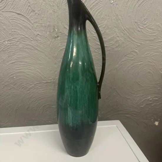 Large Blue Mountain Pottery Pitcher H49cm.