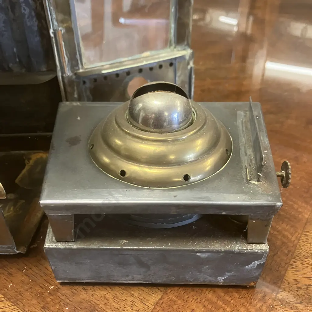 Antique W” HARVIE & Co. LTD Brass Cabin Lantern, Late 1800’s – Early 1900’s. H38cm Image 1++