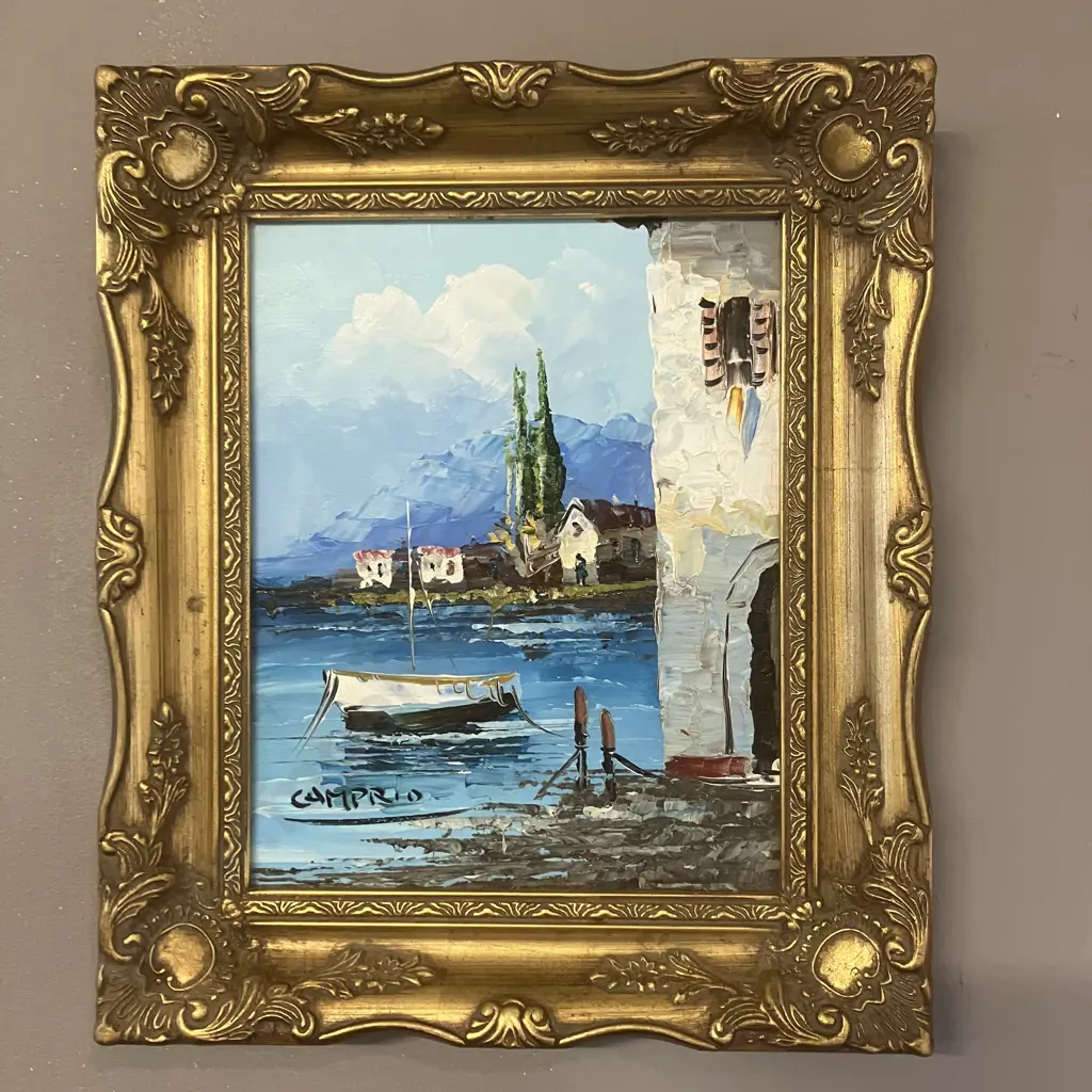 Pair of Signed Original Oil Paintings In Gilt Ornate Frames. 34 x 28.5cm Image 1++
