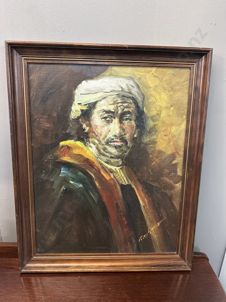 Oil On Board Portrait by Roy Pierce. 59 x 48cm Image 1++