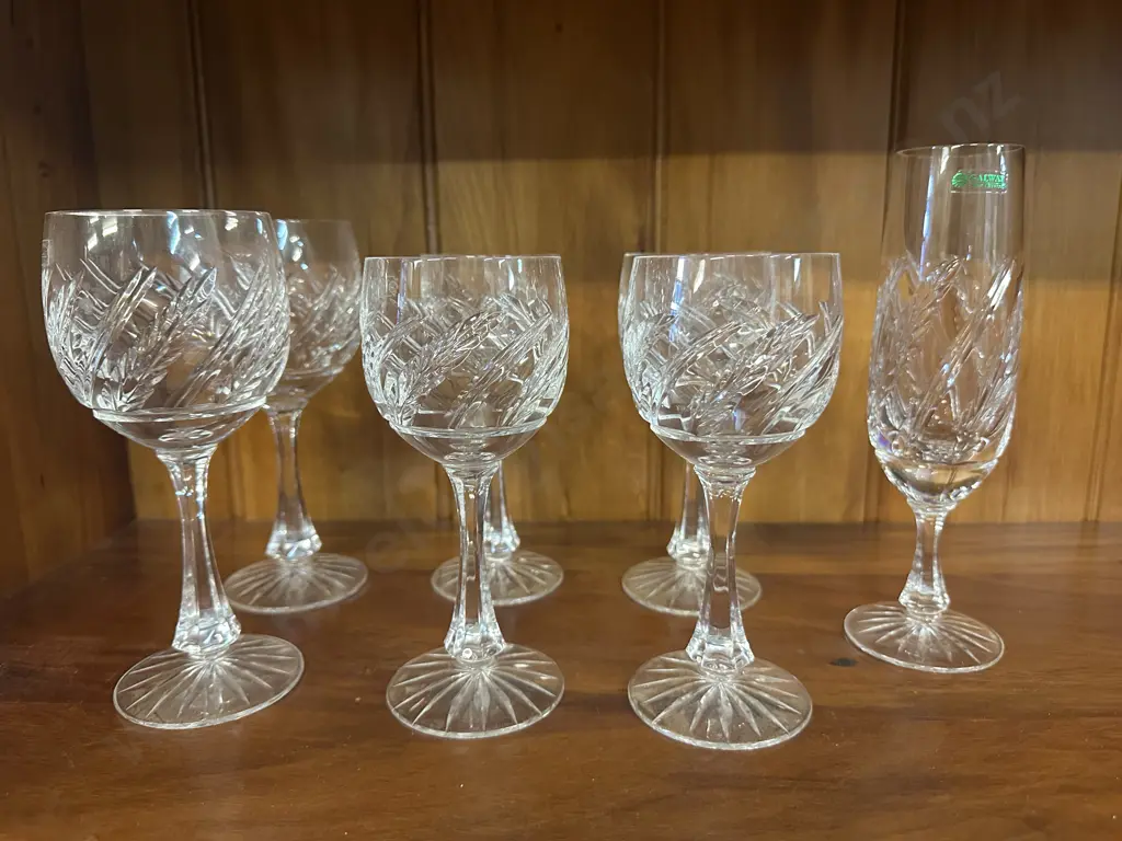 Assorted Galway Irish Crystal Glasses Image 1++