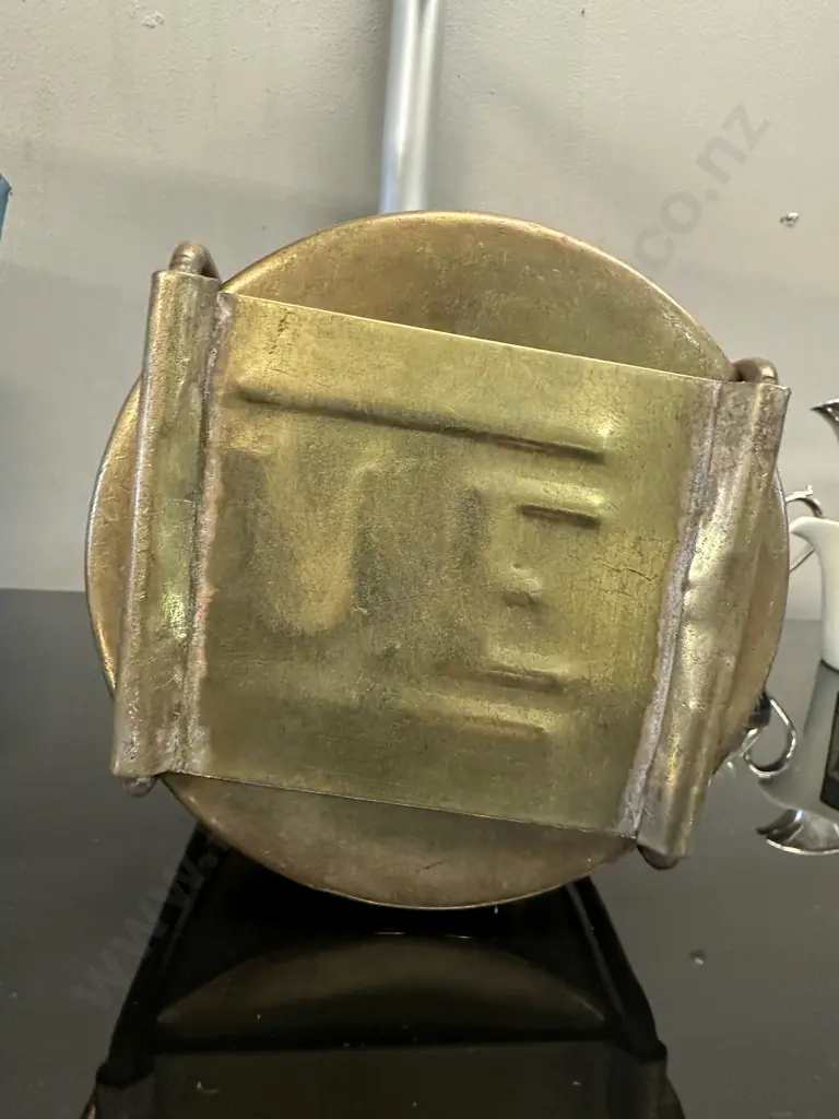 Vintage Brass Tiffin Box Image 1++