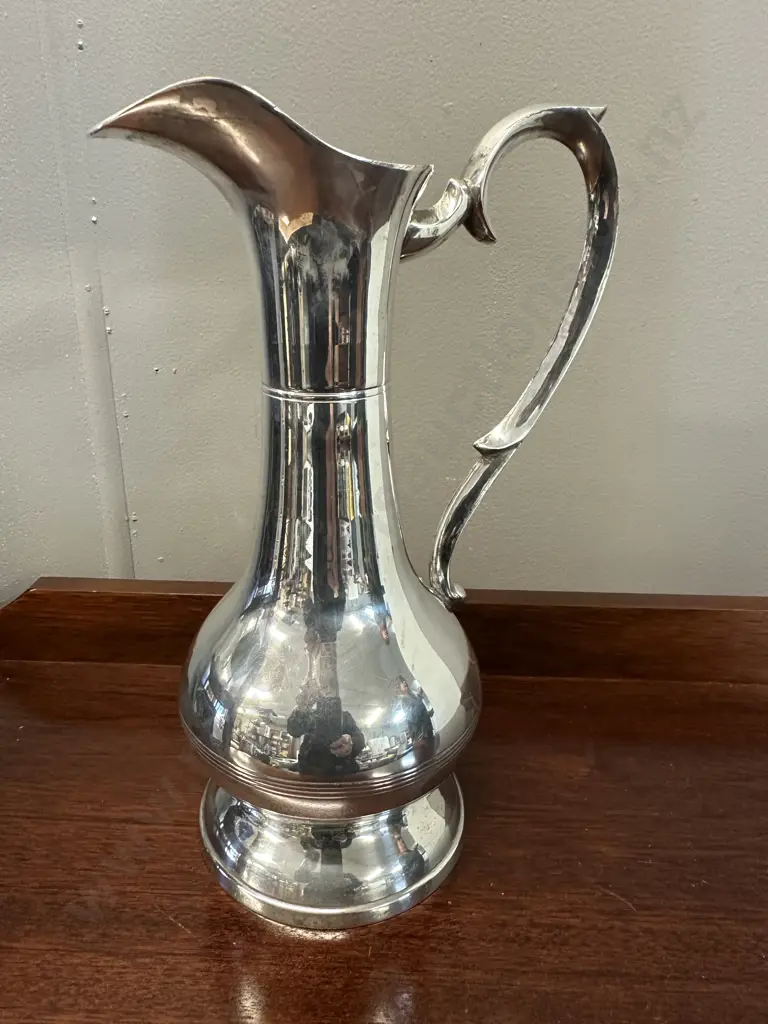 Vintage Silver Plated Ewer H27.5cm. Image 1++