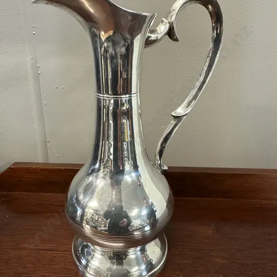 Vintage Silver Plated Ewer H27.5cm.