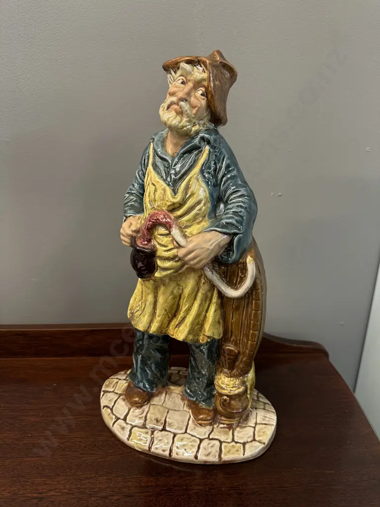 Vintage Italian Brewer Porcelain Figurine. H39cm Image 1++