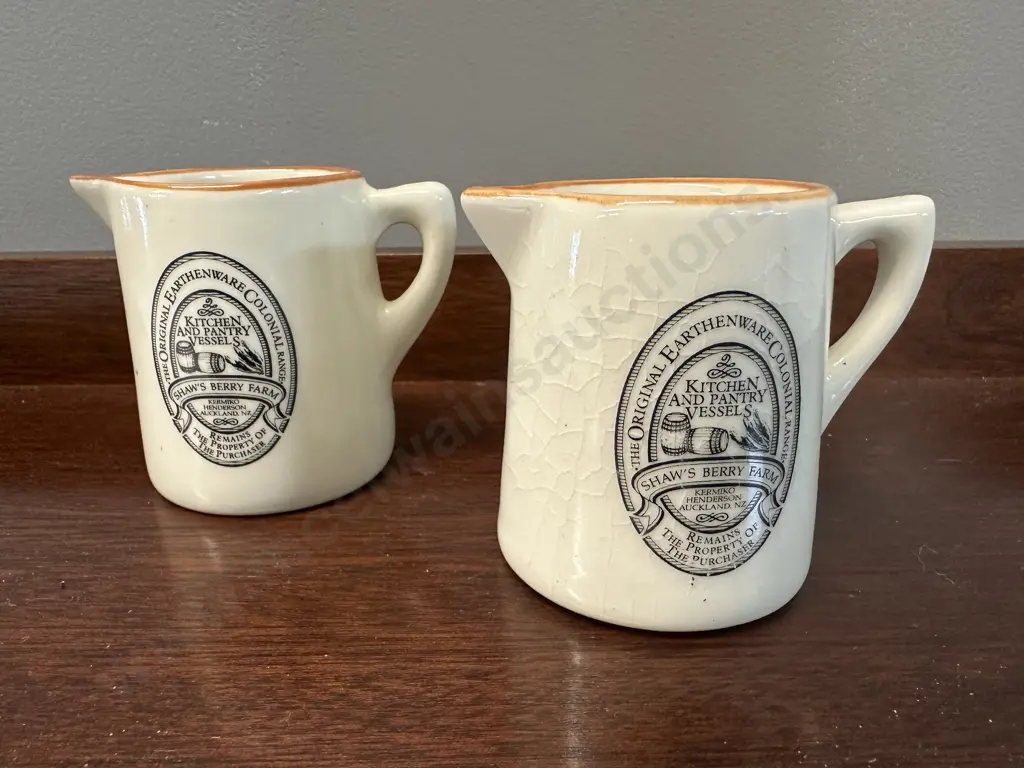 Pair Of Kermiko Shaw Berry Farm Milk Jugs Image 1++