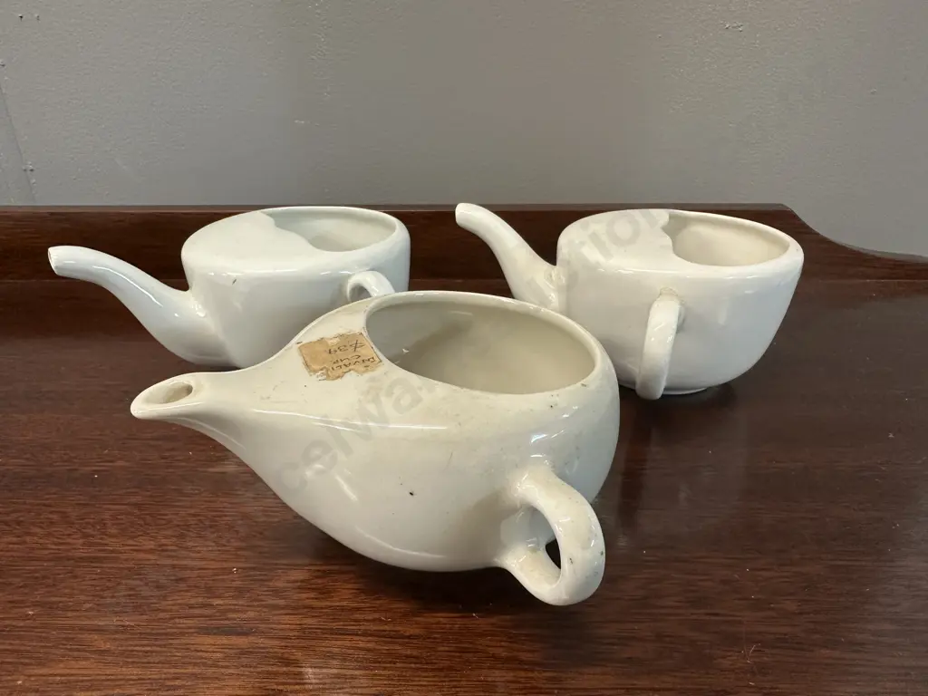 Antique Porcelain Invalids Feeding Cups Including Crown Lynn Image 1++