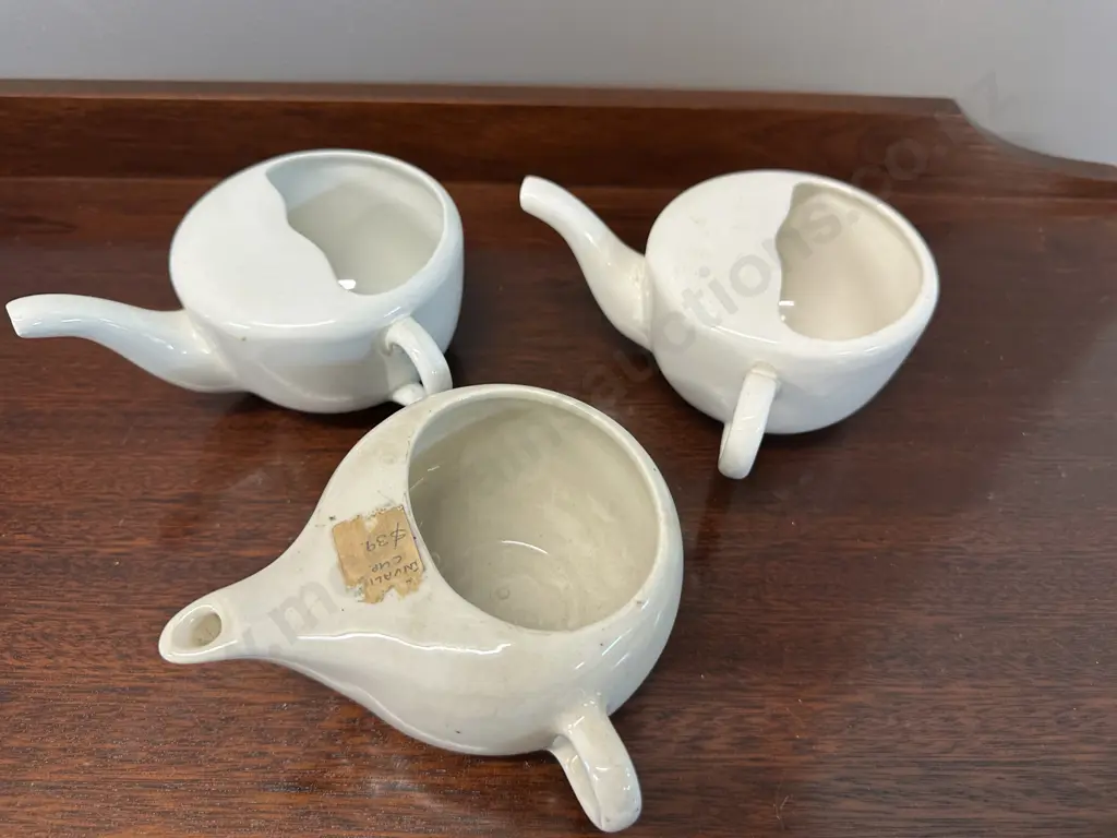 Antique Porcelain Invalids Feeding Cups Including Crown Lynn Image 1++