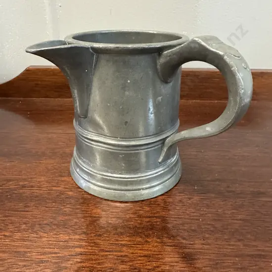 Antique 1800s Pewter Imperial Pint Spout Measure Tankard 