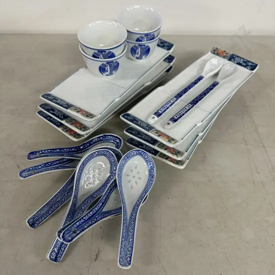 Rectangular Porcelain Japanese Tableware