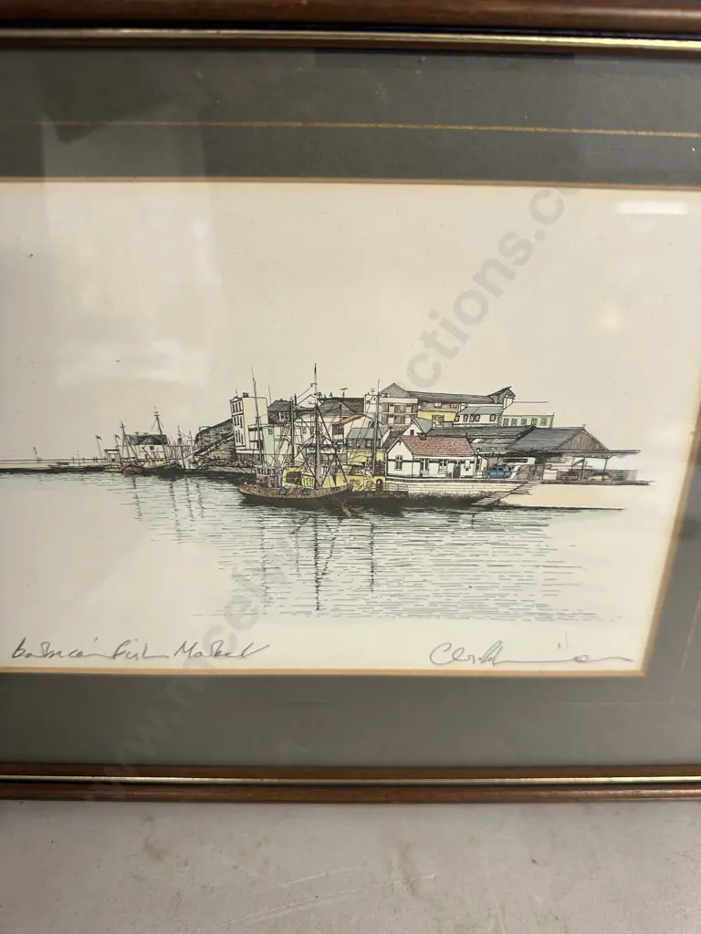Assorted Vintage Framed Artwork Water Colour Landscape, Oil Painting Etc Image 1++