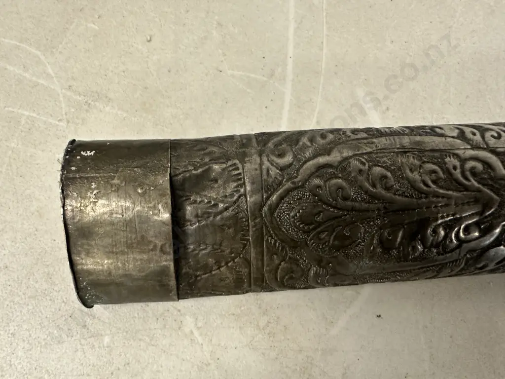Vintage Mid Century Southeast Asian Dha With Scabbard. L122cm Image 1++
