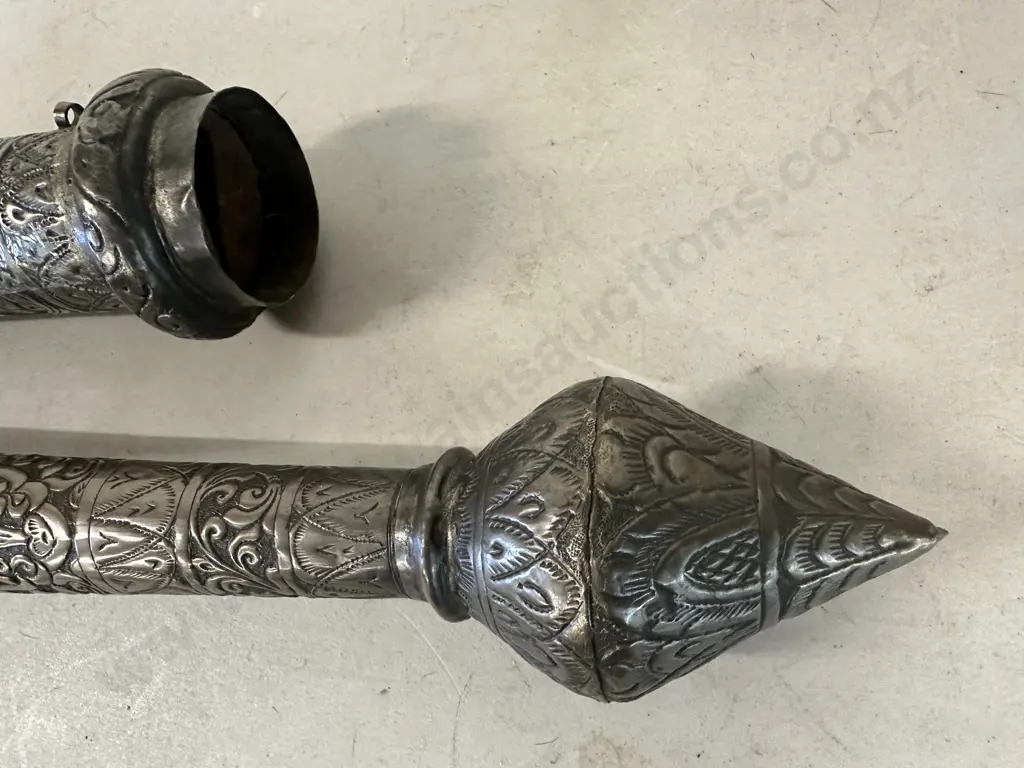 Vintage Mid Century Southeast Asian Dha With Scabbard. L122cm Image 1++