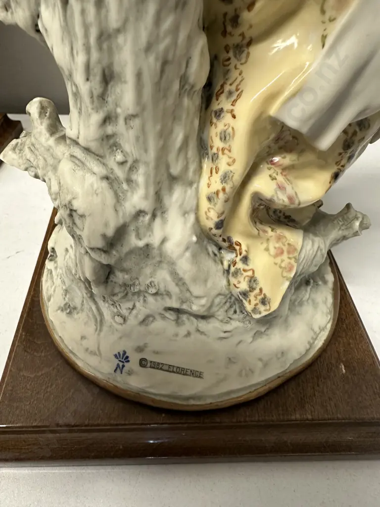 Pair Of 1982 Capodimonte Giuseppe Armani  Signed Water Carriers  H37cm. Image 1++