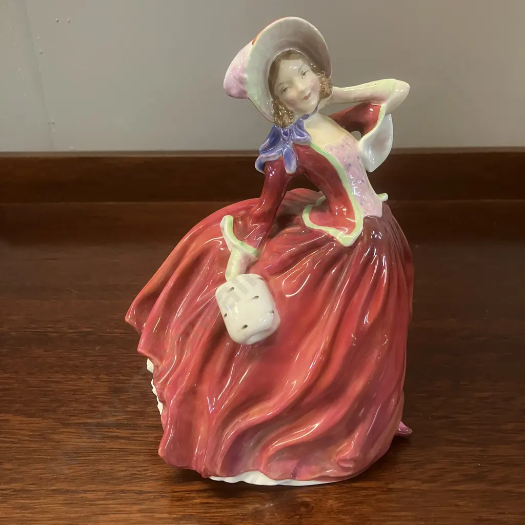 English Bone China Royal Doulton 'Autumn Breezes' Figurine HN1934 Image 1++