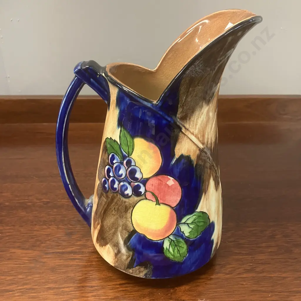 Art Deco 1930s H&K Tunstall "Autumn" Jug. H22.5cm Image 1++