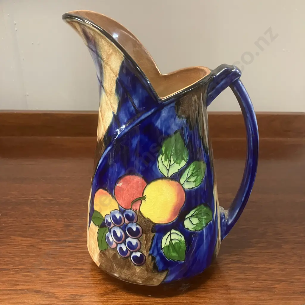 Art Deco 1930s H&K Tunstall "Autumn" Jug. H22.5cm Image 1++