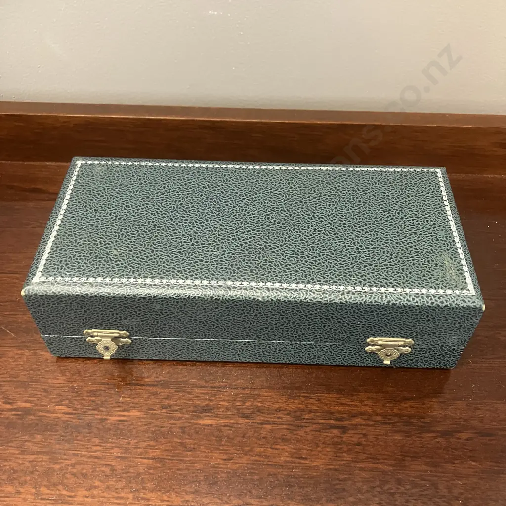 Elkington & Co Ltd England Hallmarked Sterling Silver Cruet Set Within Original Fitted Box Image 1++