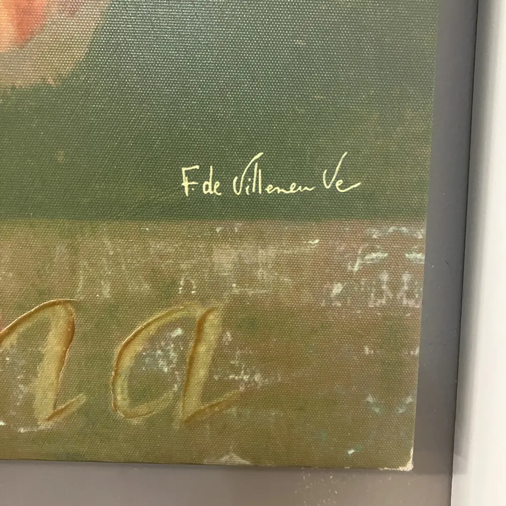 Rosa Canina ll by Fabrice de Villeneuve Fine Art In Giglee, 70 x 70cm Stretched Canvas. 39 / 995 With COA Image 1++