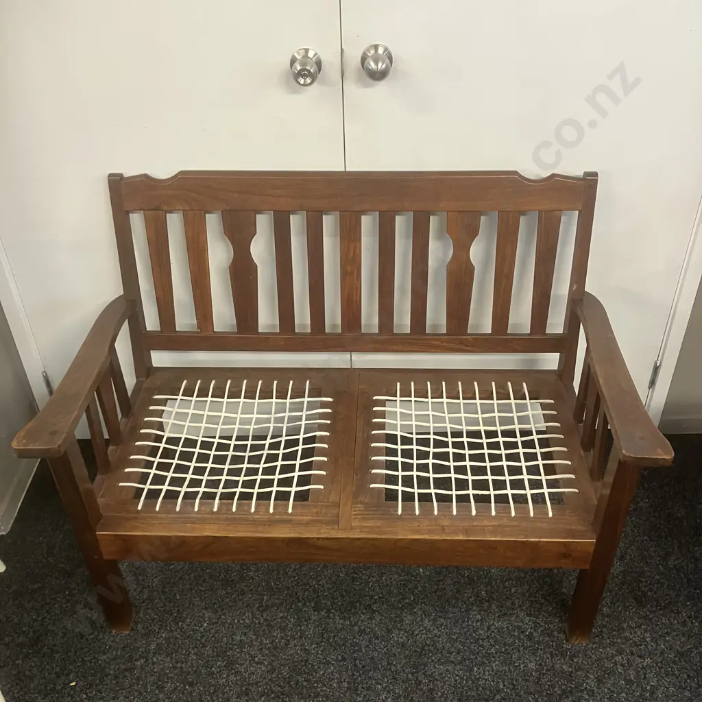 Vintage Leather Cord 2 Seater Couch. H82 W114 D62cm Image 1++