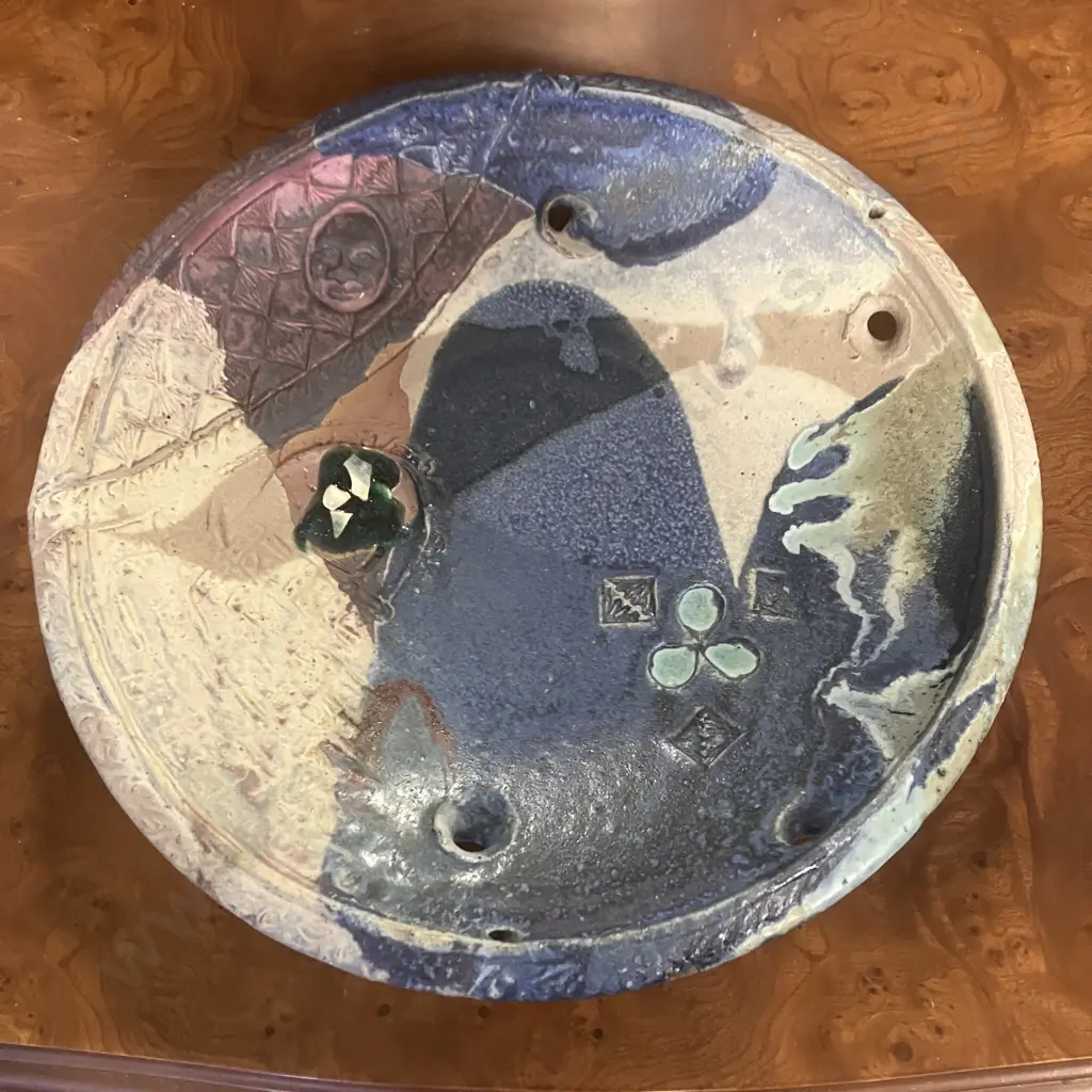 A David Huffman Bowl With Incised Mark & NZ 2000 To The Base. 6 x 35.5cm Image 1++