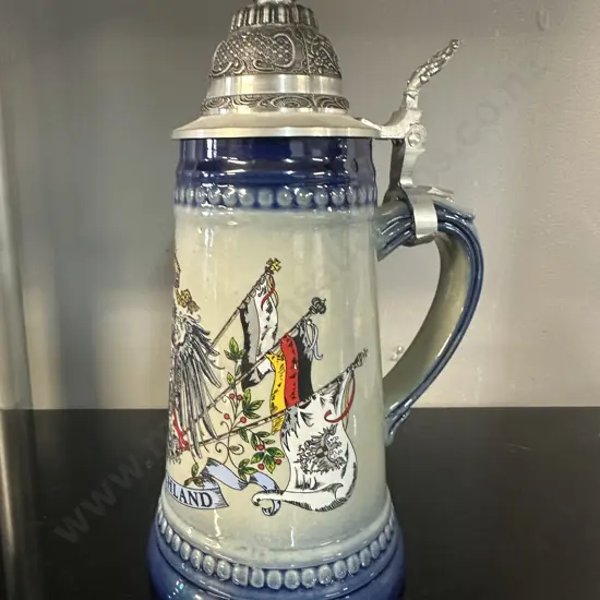 Vintage German Beer Stein. H25cm
